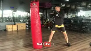 Aula completa no saco de pancada - Aula 1 golpes retos 🥊