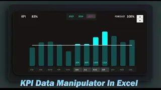 Как создать столбчатую диаграмму KPI в Excel для обработки данных