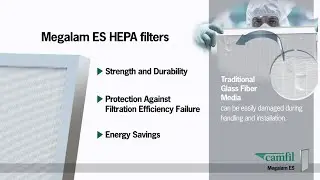 Megalam ES ePTFE HEPA Filter by Camfil USA