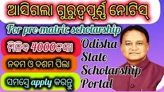Pre Matric Scholarship 2025-26 For Class 9 and Class 10 |How To Apply Pre Matric Scholarship 2025-26