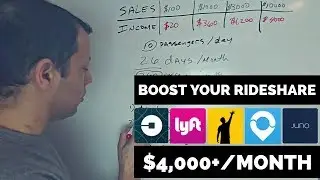 How To Boost Your Uber, Lyft, Juno Income An EXTRA $4000/month Without Working Extra Hours
