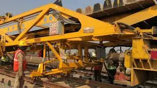 NTC Machine Track Laying at DFCCIL LOT 302 Project Khurja Dadri Section