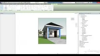16 HOW TO ADD COLOUR OR PAINT TO WALLS IN 3D ON AUTODESK REVIT ARCHITECTURE