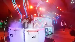 DJ de Casamento no Espa&ccedil;o Buckfest em Tup&atilde; | Gabriele e Thom&aacute;s | Volpe DeeJay, Percuss&atilde;o de LED