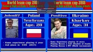 #63-1. Heroes 3. SoD. World Team Cup 2018. Jelen117 (Poland) vs Positive (Ukraine). Anarchy