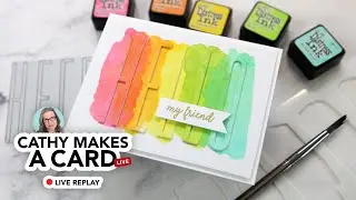 Cathy Makes a Card Livestream: Making my first eclipse card!