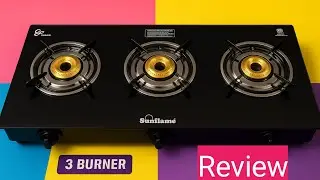 Sunflame 3 Burner Gas Stove 2025 || Best Gas Stove || prestige || #gas #gasstove #cooktop