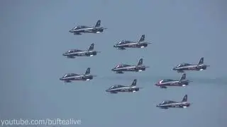 Air acrobatics. Frecce TRICOLORI. Bucharest International Air Show 2012