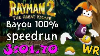 [WR] Rayman 2 - Bayou 100% IL speedrun in 3:01.70
