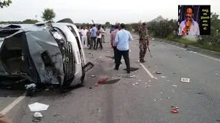 Hari Krishna Road Accident Pics