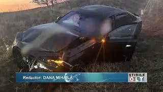 ACCIDENT LA PLESOIU DOI SOFERI RANITI
