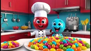 Do You Know the Jelly Bean Chef | Fun Cooking Song for Kids | Sweet Jelly Bean Adventure