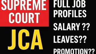 2. Supreme Court JCA Interview batch| Job Profile #scijca #interview #descriptive