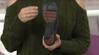 Clarks Unstructured Leather Slip-on Shoes - Un.Loop on QVC