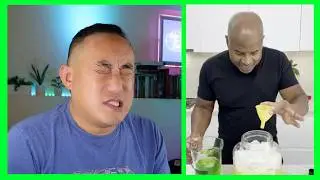Подвыпивший бармен не умеет пользоваться элементарными кухонными принадлежностями.