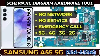 Samsung A55 5g (sm-a556) No Network & No Service problem solution | Schematic Diagram | DMR SOLUTION
