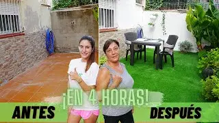 Transformación Terraza ¡¡EN 4 HORAS!!😱 (Reformas Express💪)  (+SORTEO) - Nueva Serie -