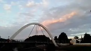 5:09 hommikul. Sild, pilved ja linnud. #tartu #emaj&otilde;gi #eesti #estonia #estland