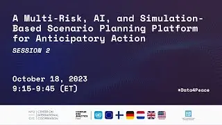 A Multi-Risk, AI, and Simulation-Based Scenario Planning Platform for Anticipatory Action