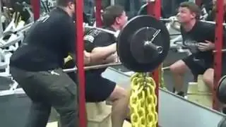 Chain Squats and Stone Loader Lifting for Strongman Training