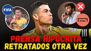 ❌😡 Vuelvo a TUMBARLE LA CARETA a la PRENSA HIPÓCRITA que trata de DAÑAR a CRISTIANO RONALDO