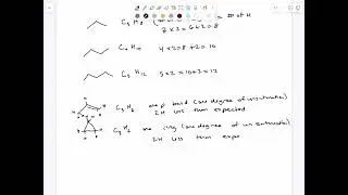 What is degree of unsaturation - a tool to help with spectra interpretation