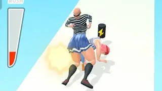 Muscle Rush 💪🏃🏼&zwj;♀️Gameplay All Levels Walkthrough iOS,Android