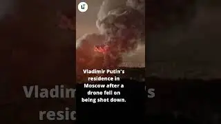 Fire breaks out near Putin's house after Moscow drone attack