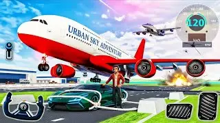 🔥 Flight Airplane City Pilot Simulator - Boeing Emergency Landing Goes Wrong 🚨✈️ (Android Gameplay)