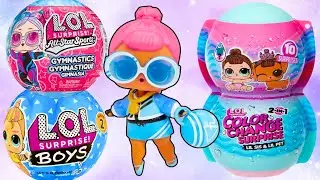 LOL Surprise Gymnastics Baby Color Change Girls Pets Boys Dolls ASMR #unboxing