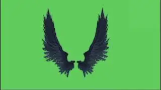#Devil wings vfx effect | 100%free no copyright, no music vfx green screen effect #chromatics