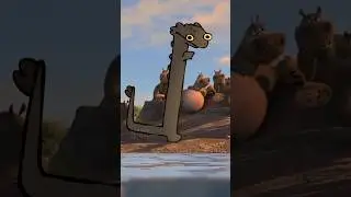 Toothless dancing at various famous locations