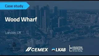 How Gypsol liquid screed delivered speed, height and carbon savings at Wood Wharf | LKAB Minerals
