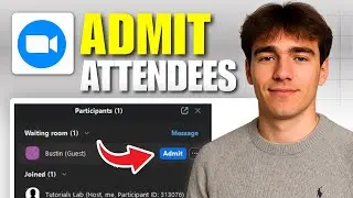 How To Admit Zoom Attendees From Waiting Room (Tutorial 2026)