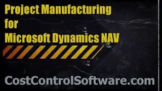 Project Manufacturing for Dynamics NAV