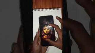 Maa Durgar drawing 🙏🥰 #shorts #viral #art