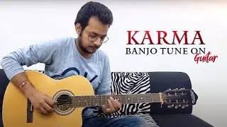 Dil Diya Hai Jaan Bhi Denge Karma movie banjo music Guitar tabs solo Cover by Stringdom Music School