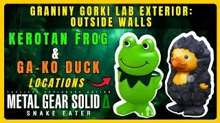 Graniny Gorki Lab Exterior: Outside - Kerotan Frog & Ga-Ko Duck Locations - Metal Gear Solid Delta