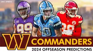 Washington Commanders 2024 Offseason Predictions In NFL Free Agency & 2024 NFL Draft