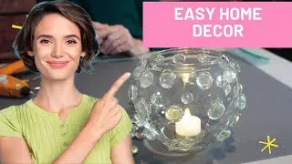 DIY Easy to Make Decorative Glass Prisma Bowl for Home D&eacute;cor
