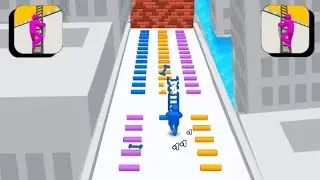 Ladder Master Runner 🪜- All Levels Gameplay (iOS & Android)  Part 1