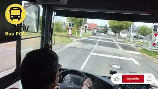  Bus Driver in Germany &ndash; Real City Driving POV (4K)#pov #busdrivergermany #driver #busfahrer 