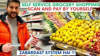 weekly grocery shopping at swedish supermarket | grocery haul vlog | ica self-checkout
