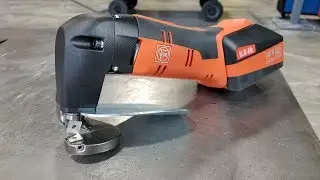 Fein Sheet Metal Shear Demonstration - Trick-Tools.com