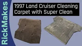 1997 Land Cruiser Cleaning Carpet with Super Clean