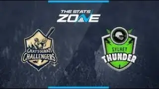 Bangabandhu BPL 2019 sylhet thunder vs chattogram challengers Live Score