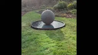 Jeremy Hastings Cornish Slate Watersphere handcrafted from Rustic slate