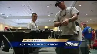 Gun show held in Port St. Lucie