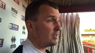 Cheltenham Town assistant manager Neil Howarth after the 1-0 home win over Torquay United