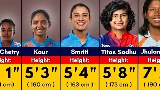 Indian Woman Cricketers Real HEIGHTS Revealed - Shortest To Tallest